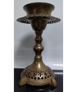 Old Vintage Large &amp; Heavy Brass Moroccan Islamic Middle East Incense Bur... - $1,218.49 MXN