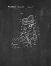 Ski Boot Patent Print - Chalkboard - $7.95+