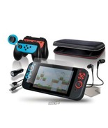 DreamGear Wireless Nintendo SWITCH Accessory Kits Red &amp; Black &amp; Blue - $33.24