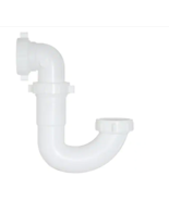 Everbilt 1-1/2 in. White Plastic Sink Drain P-Trap Kit 100049734 - £9.34 GBP