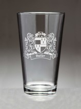 Butler Irish Coat of Arms Pint Glasses (Sand Etched) - £54.65 GBP