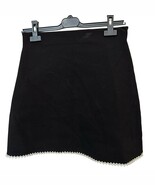 Sandro Violette Beaded Trim Mini Skirt Black Size 40 US 8 New with tags - $101.11 CAD