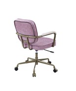 Siecross Office Chair, Pink Top Grain Leather - $12,015.03 MXN