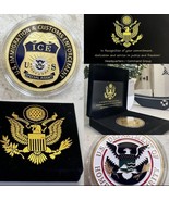 US Immigrations Customs Protection Enforcement Coin With Retirement Award - $44.44 CAD