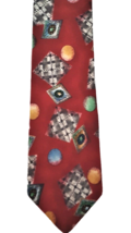 Vintage Kuppenheimer Men&#39;s Tie  100% Silk Classic Multicolor Made in the... - $17.82