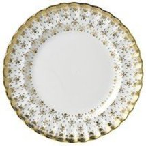 Spode Fleur De Lys Gold Dinner Plate - $73.50