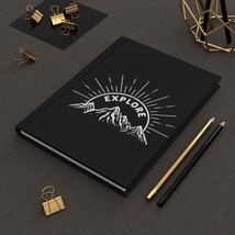 Matte Hardcover Journal: Explore the Journey with Style - $16.48