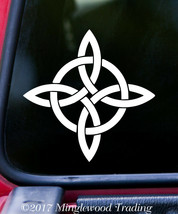 Witches Knot Vinyl Decal Wiccan Symbol Protection Witch&#39;s Charm Die Cut ... - $4.94+