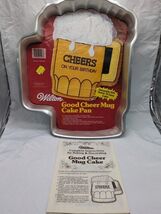 1984 Vintage Wilton Good Cheer Mug Cake Pan 10 1/2&quot; X 13&quot; X 2&quot; - $33.49 CAD