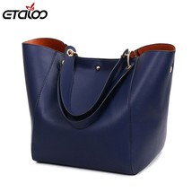 Leather Handbags Big Women Bag Female Bags Trunk Tote Shoulder Bag High Quality  - £45.10 GBP