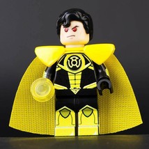 Superman Yellow Lantern (Sinestro Corps) DC Comics Minifigures Gift Block Toys - £2.30 GBP