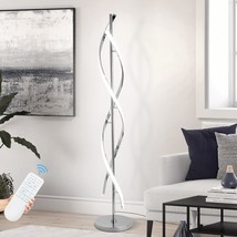 Led Modern Floor Lamp For Living Room, 40W 3 Colors Stepless Dimmable An... - $264.99