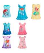 Disney Store Ariel Nightshirt Nightgown Princess Flounder Mermaid Teal C... - £32.01 GBP