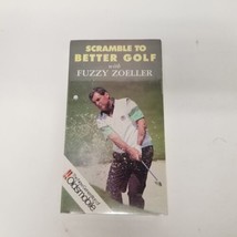 Scramble To Better Golf With Fuzzy Zoeller VHS Tape, 1990, New Sealed - £9.30 GBP
