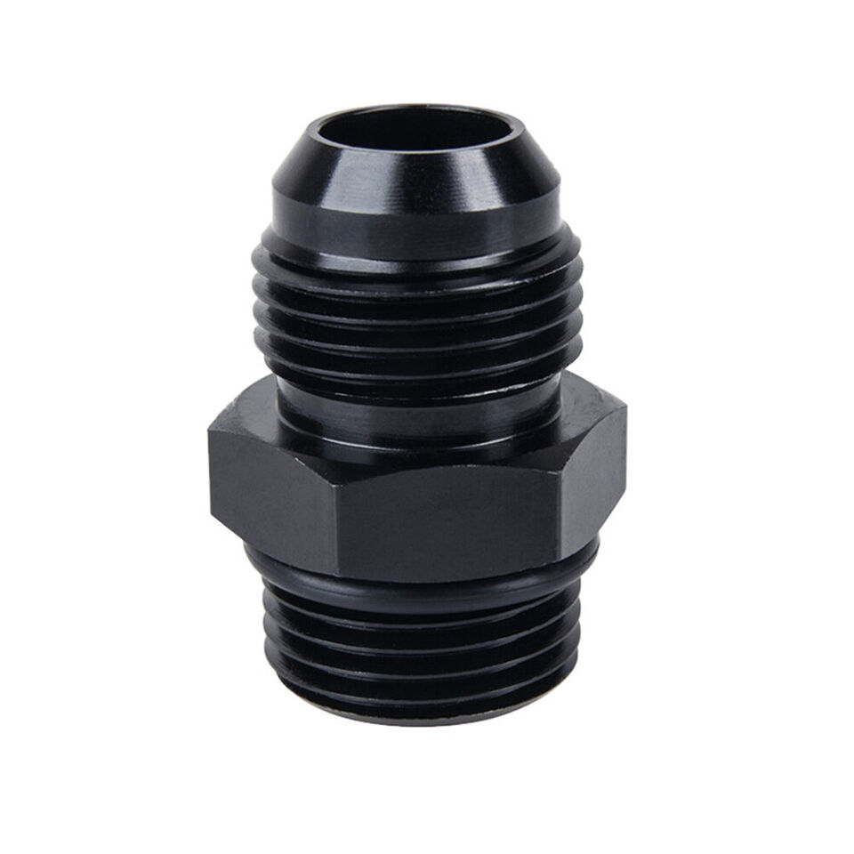 10AN to 10 Oring ORB Male Fuel Pump Rail Adapter Fitting Flare Hose Black - $4.68