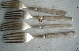 Lot of 4 Vintage 1847 Rogers Bros Silverplate Forks - £13.41 GBP