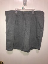 NWT All In Motion Target Mens XL Knit Athletic Shorts Gray 8.5&quot; Inseam New - $6.92