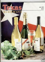 TEXAS HIGHWAYS MAGAZINE JULY 1990   WINES COWBOY ARTIST - $27.29