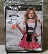 Spirit Halloween Costume Fancy Beer Girl Size Large 10-12 Dress Neckpiece  - £33.36 GBP