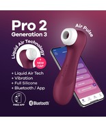 SATISFYER PRO 2 GENERATION 3 RECHARGEABLE CLITORAL LIQUID AIR TECH VIBRATOR - £58.83 GBP