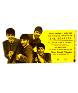 THE BEATLES- Hard Days Night lazercut Full Ticket-Yellow 517-MINT - $73.07 CAD