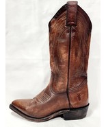 Frye 77689 Billy Brown Leather Boot Pull-On Cowgirl Rodeo Ride Point 6.5... - $217.80