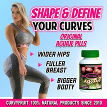Big Booty, Breast &amp; Hips, 100% Genuine Aguaje Curvy Fruit Pills # 1 World Famous - £21.02 GBP