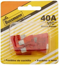 Bussmann (BP/ATC-40-RP 40 Amp ATC Blade Fuse, 5 Count (Pack of 1), Orange - £7.02 GBP
