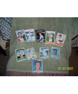 lot of {10} vintage topps baseball trading cards {california angels} - £5.50 GBP