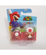 Jakks Pacific Super Mario Bros Toad With Super Mushroom  - £11.79 GBP
