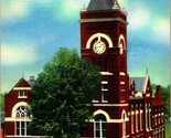 Vtg Linen Postcard Marietta Georgia - Cobb County Court House - UNP Curt... - $10.64