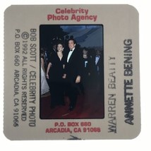 VTG 1992 Annette Bening &amp; Warren Beatty Photo Transparency Slide 35mm - £7.41 GBP