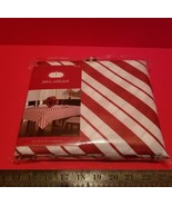 Home Holiday Fabric Tablecloth 60 x 120 Christmas Peppermint Candy Cane ... - £14.25 GBP