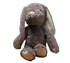 Elegant Baby Plush Gray Bunny Rabbit  Lovey Lovie 15 inch Large - £9.70 GBP