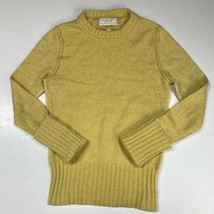 American Eagle Soft Sweater Sz Small Womens Wool Angora Blend Yellow Lon... - $11.19