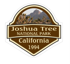 4&quot; joshua tree national park california 1994 bumper sticker decal usa made - £21.57 GBP