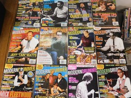 Lot MODERN DRUMMER Magazine &#39;09 &#39;10 &#39;11 Weinberg Flaming Lips Fleetwood ... - £23.73 GBP