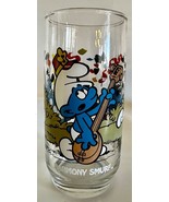 Hardees The Smurfs HARMONY SMURF Drinking Glass VTG 1983 Collectible for... - £7.77 GBP