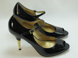 Tahari Monica Black Open Toe Heels Size 8 M US Excellent Plus Condition @@ - $30.98