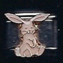 Pink Bunny #13 Wholesale Italian Charm 9MM K13-2 - £10.69 GBP