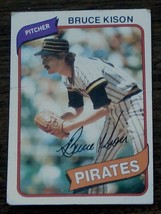 An item in the Sports Mem, Cards & Fan Shop category: Bruce Kison, Pirates,  1980  #28  Topps  Baseball Card GOOD CONDITION