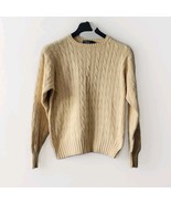 Polo by Ralph Lauren cable knit Sweater Womens Sz L 100% cotton Hong Kon... - $110.33 CAD