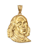 Yellow Gold Benjamin Franklin Pendant (S/M/L) - $2,814.16 MXN+