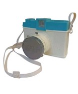 Lomography Diana F+ Camera Teal/White Without Flash (120 Film) TESTED - $44.50