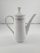 Celebrity Fine China Coffee Pot Wellington #6132 Pink And Blue Flowers - £29.49 GBP