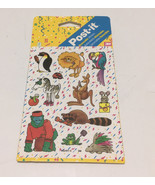 Cute animal stickers vintage post it brand removable stickers still in p... - $27.15 CAD