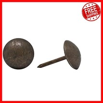 Upholstery Tacks - 200 Dark Natural Decorative Nailheads, 7/16-inch - $31.03