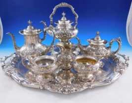 Francis I by Reed &amp; Barton Sterling Silver Tea Set 7pc w/ Kettle &amp; Tray ... - £25,155.75 GBP