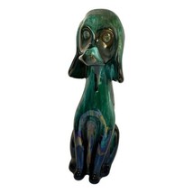 Blue Mountain Pottery Tall Dog Figurine Ears Hang Low  14 inch BMP Canadian - $40.97