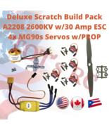 A2208 1800kv 2600kv | 30A ESC 3s ESC | MG90s Mini Servos  6x4 Props KIT - $41.23 CAD